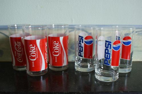 Diverse cola - bier drinkglazen, Diversen, Overige Diversen, Gebruikt, Ophalen of Verzenden