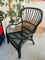 STORSELE - Zwarte rotan fauteuil Ikea, Huis en Inrichting, Ophalen