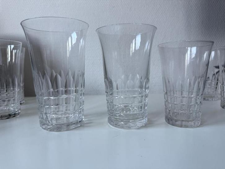 Verres Val Saint Lambert Mery esneux, Antiquités & Art, Antiquités | Verre & Cristal, Enlèvement