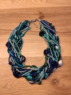 Ketting met mooie azuurblauwe tinten, leuk als cadeau, Ophalen, Zo goed als nieuw