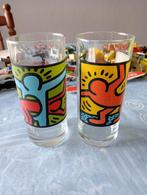Keith Haring verzamel glazen, Ophalen of Verzenden, Zo goed als nieuw