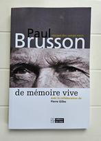 De mémoire vive : Paul Brusson rescapés des camps nazis, Comme neuf, Paul Brusson, Enlèvement ou Envoi, Deuxième Guerre mondiale