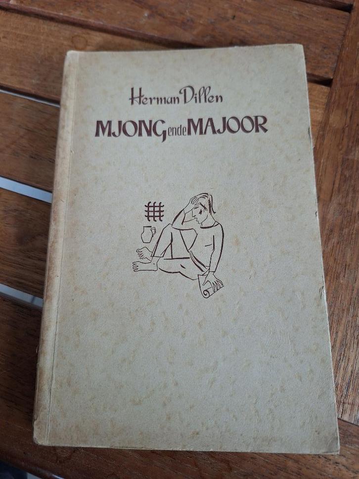 Oud boek “Mjong en de Majoor” (1953) van Herman Dillen., Antiek en Kunst, Antiek | Boeken en Manuscripten, Ophalen of Verzenden