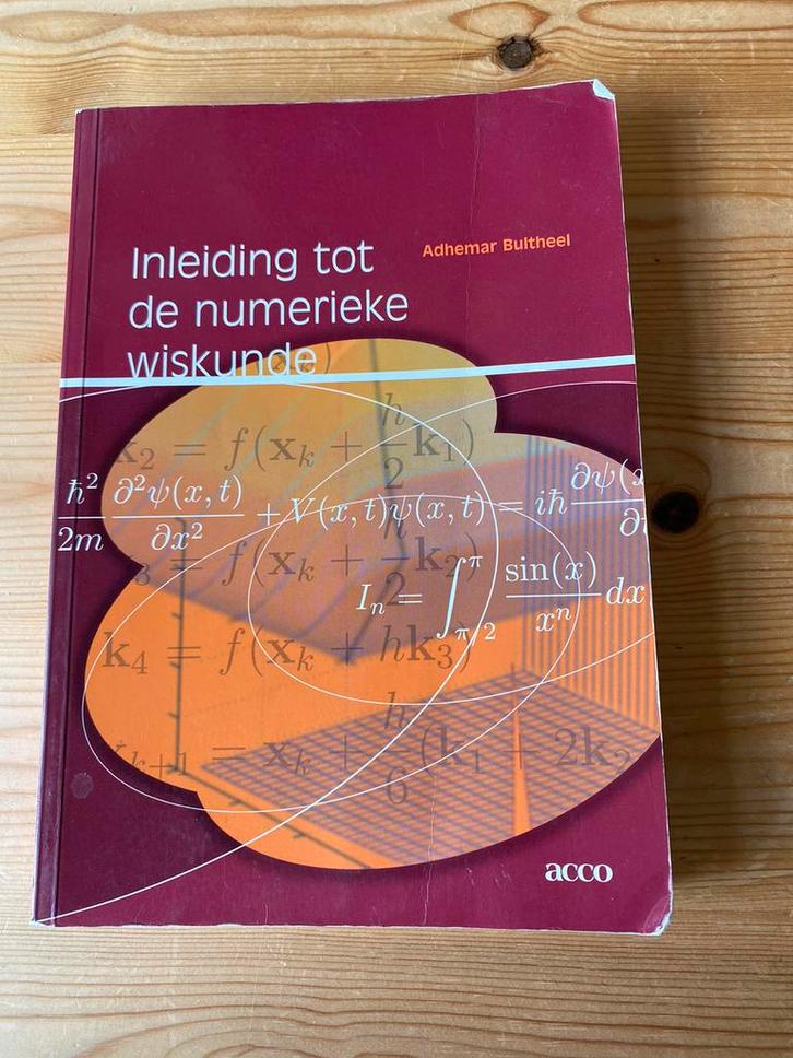 Inleiding tot de numerieke wiskunde, Boeken, Studieboeken en Cursussen, Gelezen, Hoger Onderwijs, Ophalen