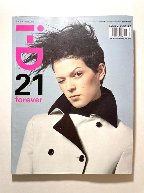 Magazine de mode i-D  #212, numéro Skin & Soul, Livres, Mode, Comme neuf, Mode en général, Enlèvement ou Envoi