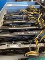 Plug & play Crypto mining rig 499MH/s - Nvidia 8x RTX 3070, Computers en Software, Ophalen of Verzenden, Zo goed als nieuw