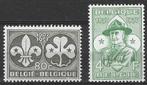 Belgie 1957 - Yvert/OBP 1022-1023 - Scoutisme (PF), Postzegels en Munten, Postzegels | Europa | België, Verzenden, Postfris, Postfris