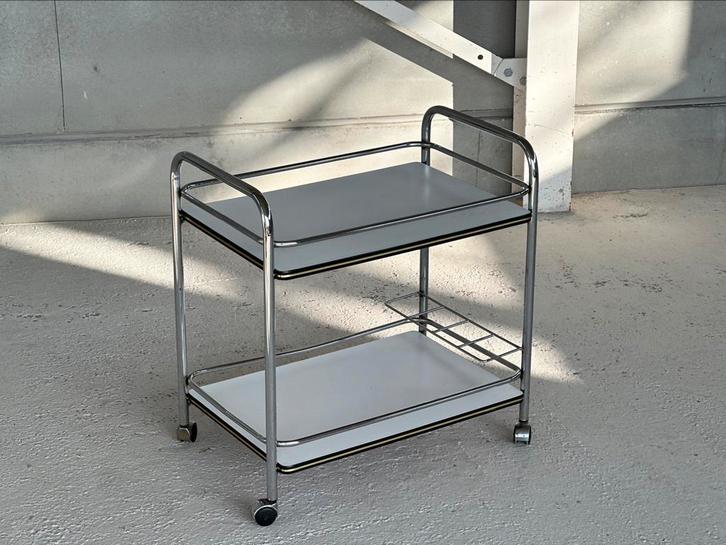 Vintage buisframe trolley, 1980’s, Huis en Inrichting, Barren, Ophalen