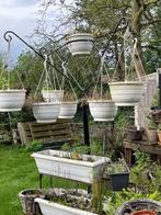 aardbeien hanging basket plantenhanger bloemen rek  uniek, Tuin en Terras, Bloempotten, Metaal, Zo goed als nieuw, Tuin, Ophalen