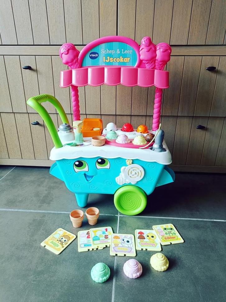 Leuk speelgoed IJscokar van VTech (volledig!), Kinderen en Baby's, Speelgoed | Vtech, Zo goed als nieuw, 4 tot 6 jaar, Ophalen of Verzenden