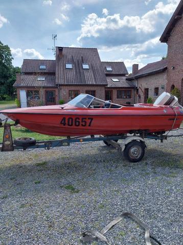 Bateau Fletcher 15 pieds 70cv beschikbaar voor biedingen