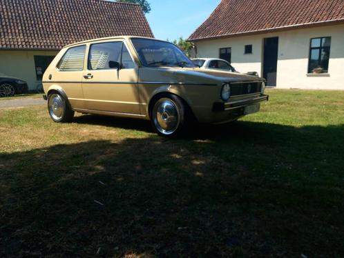 Golfmk1, Auto's, Volkswagen, Particulier, Golf, Benzine, Stadsauto, 2 deurs, Handgeschakeld, Beige, Bruin, Stof, Ophalen