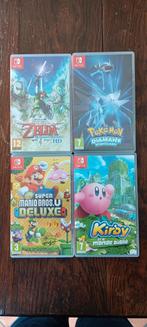 Jeux Nintendo Switch: Kirby, Mario, Pokemon, Zelda, Comme neuf, Enlèvement ou Envoi