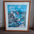 Van Gogh Reproductie - Dorpsgezicht, Antiek en Kunst, Kunst | Schilderijen | Klassiek, Ophalen