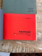 2 x Kontrast : plastisch literair tijdschrift 1961, Ophalen of Verzenden, Gelezen, Schilder- en Tekenkunst