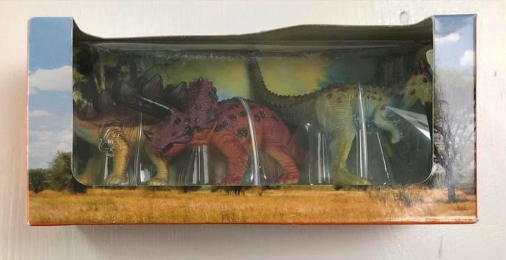 nieuw set 3 dinosauriërs, Kinderen en Baby's, Speelgoed | Overig, Nieuw, Jongen of Meisje, Ophalen of Verzenden
