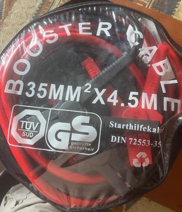 AUTOBATTERIJOPLADER "BOOSTER CABLE" beschikbaar voor biedingen