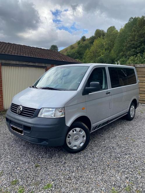 VW T5 MINIBUS 8 places !!! 1.9 tdi 75kw 102pk tres bon etat, Auto's, Volkswagen, Particulier, Transporter, ABS, Achteruitrijcamera