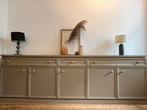 Buffet en bois massif de hêtre, peint, Ophalen, Gebruikt