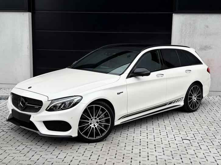 Mercedes C43 AMG 4-Matic Diamond White / Full Full Option!!, Auto's, Mercedes-Benz, Particulier, C-Klasse, 360° camera, ABS, Achteruitrijcamera