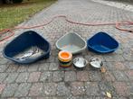 Toiletbakjes/ drink-eetbakjes/hooibollen/schuilhokjes, Dieren en Toebehoren, Knaagdieren en Konijnen | Toebehoren, Ophalen, Zo goed als nieuw