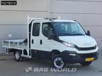 Iveco Daily 50C17 3.0L Automaat DC Open laadbak Kraan Hiab 0, Euro 5, Stof, Gebruikt, 4 cilinders