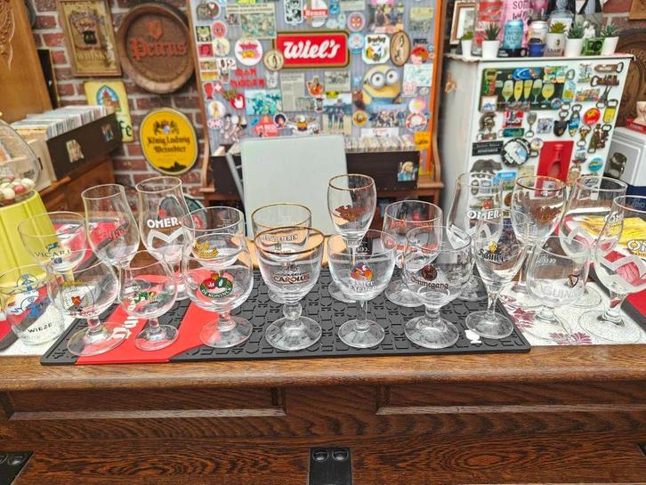 Degustatie bierglazen 15cl, Verzamelen, Glas en Drinkglazen, Ophalen