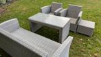 Loungeset met tafel, Ophalen, 5 zitplaatsen, Gebruikt, Loungeset