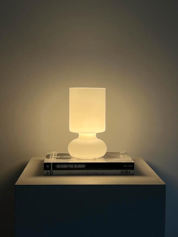 Vintage ikea lykta tafellamp, Maison & Meubles, Lampes | Suspensions, Comme neuf, Verre, Enlèvement