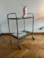 Vintage formica serveertafel, Huis en Inrichting, Tafels | Bijzettafels, Ophalen, Gebruikt