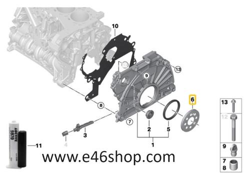 IMPULS KRANS BMW OE  11148605104, Autos : Pièces & Accessoires, Moteurs & Accessoires, BMW, Neuf, Enlèvement ou Envoi