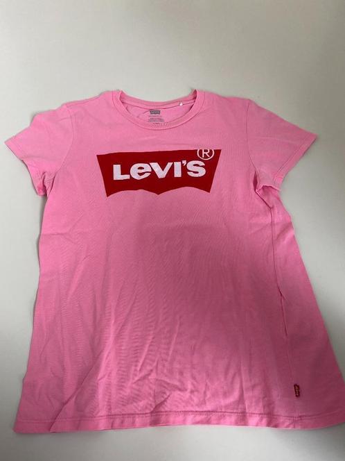 levis s tshirt, Kleding | Dames, T-shirts, Zo goed als nieuw, Maat 36 (S), Roze, Korte mouw, Ophalen of Verzenden