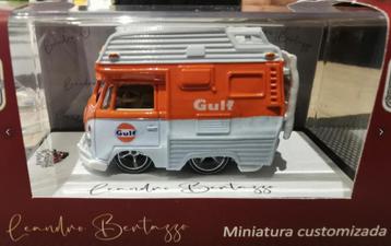 VW Kool kombi Camper Gulf Hot Wheels 3D 1/64 beschikbaar voor biedingen