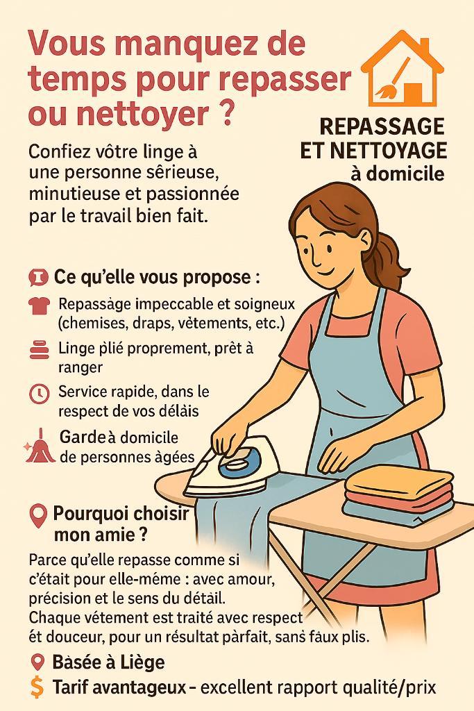 Ménage a domicile 10e/Heur, Diversen, Overige Diversen, Nieuw, Ophalen