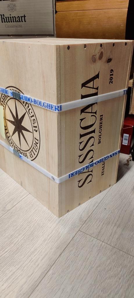 Vend caisse de vin rare sassicaia, Collections, Vins, Neuf, Enlèvement ou Envoi