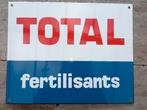 Emaille reclamebord TOTAL Fertilisants, Verzamelen, Ophalen of Verzenden, Zo goed als nieuw, Reclamebord
