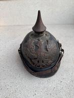 Wo1 Duitse M15 pinhelm Pruissen, Verzamelen, Militaria | Algemeen, Ophalen of Verzenden