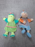 Twee handpoppen, Ophalen of Verzenden, Zo goed als nieuw