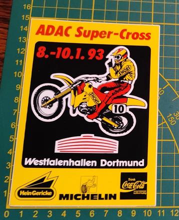 Sticker SuperCross ADAC Dortmund 1993, Enlèvement ou Envoi