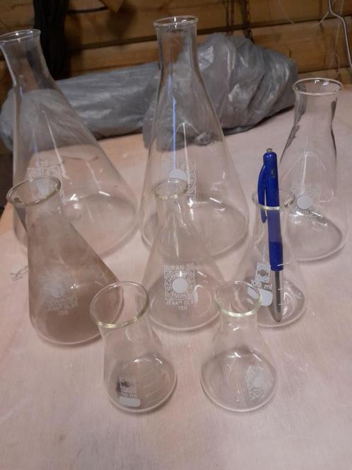 Vele labo vintage Jena glazen old new stock - vazen, Hobby en Vrije tijd, Overige Hobby en Vrije tijd, Ophalen of Verzenden