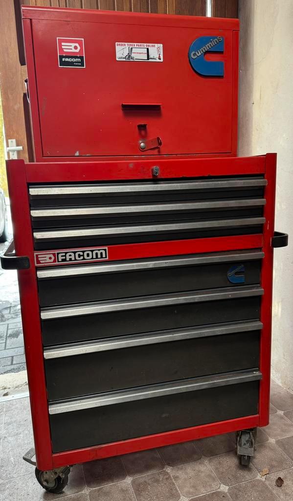 Magnifique servant à outils Facom 1980 + coffre supérieur (, Autos : Divers, Outils de voiture, Enlèvement