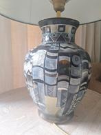 Vintage lampadaire geometrisch inlegwerk email, Antiek en Kunst, Ophalen of Verzenden