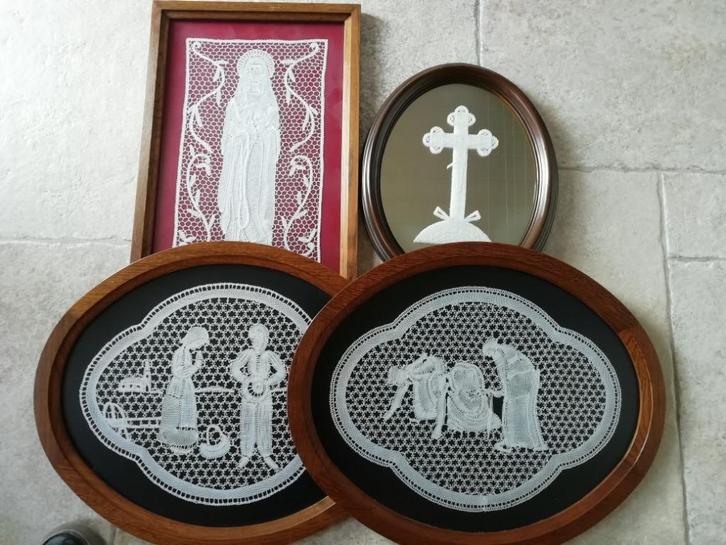 kantkloswerkjes, Hobby en Vrije tijd, Kantklossen, Zo goed als nieuw, Ophalen of Verzenden