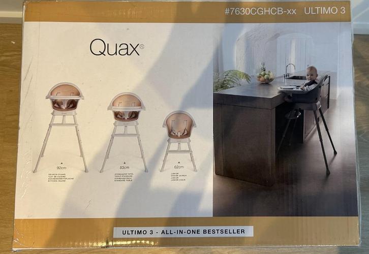 Meegroeikinderstoel Quax ultimo 3, Kinderen en Baby's, Kinderstoelen, Gebruikt, Meegroeistoel, Aanschuifbaar, Afneembaar eetblad