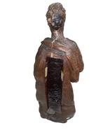 Sint Peter 16e eeuw in gesneden eikenhout — Vlaams werk, Antiek en Kunst, Ophalen