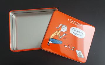 Metalen doos van L'Occitane en Provence beschikbaar voor biedingen