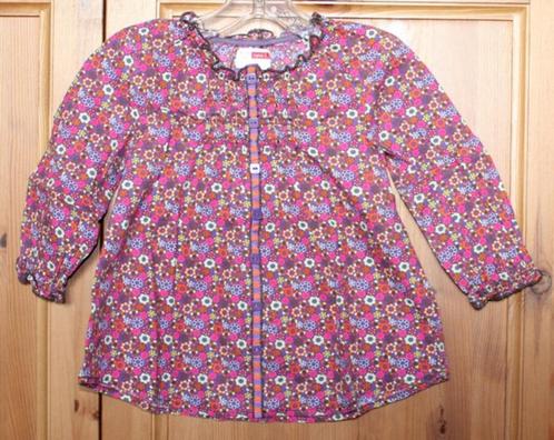 Veelkleurig shirt van Name It (maatje 80), Kinderen en Baby's, Babykleding | Maat 80, Zo goed als nieuw, Meisje, Overhemdje of Bloesje