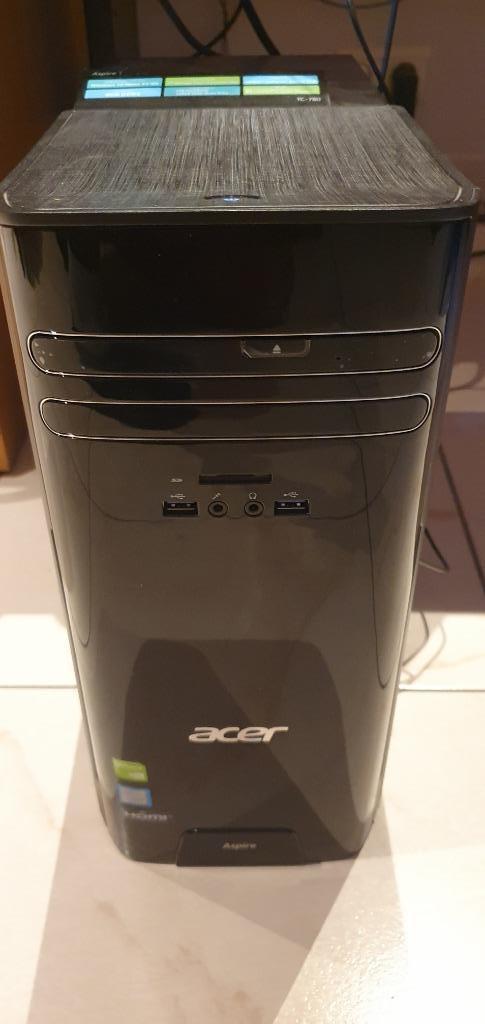 Desktop ACER TC-780 I6402BE+scherm 24'+klavier+muis+speakers, Computers en Software, Desktop Pc's, Gebruikt, 3 tot 4 Ghz, SSD