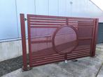 Stalen poort  3.24 m, Tuin en Terras, Ophalen, Zo goed als nieuw