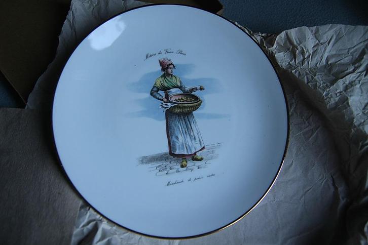 verzamelbord "Métiers du Vieux Paris", Antiek en Kunst, Antiek | Porselein, Ophalen of Verzenden